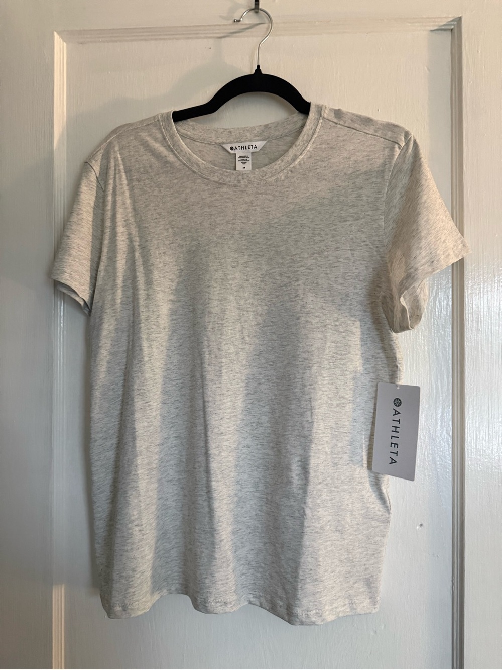 Athleta Women’s Heather Gray Crew Neck T-Shirt